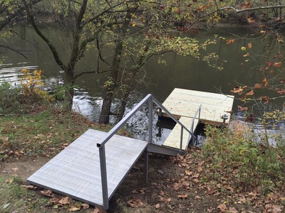 Boat Dock &amp; Steel Stair Construction / Kentucky River / Lancaster, Ky 